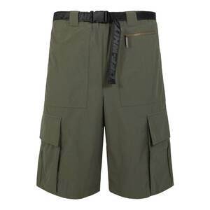 NEW OFF-WHITE men's industrial belt cargo shorts in green